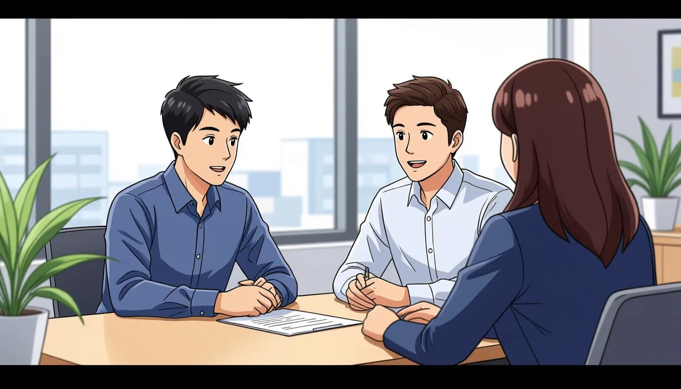 面談でよく聞かれる質問と回答のポイント - illustration for 転職エージェントとの面談で好印象を与えるコツ