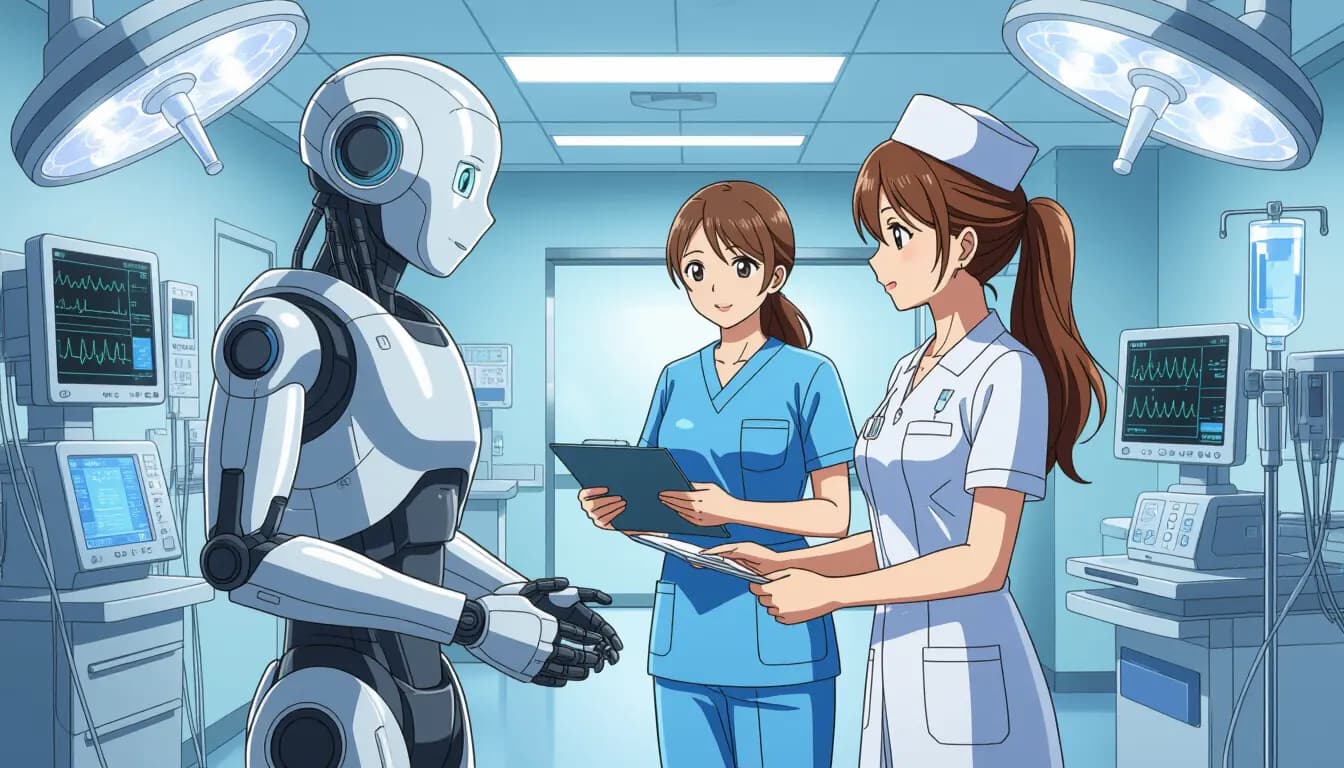 医療分野におけるAI活用の最新事例 - illustration for AI・人工知能が医療・介護業界に与える影響