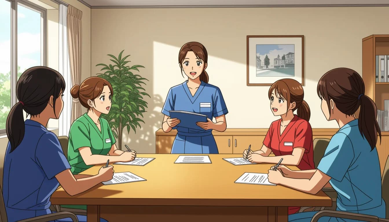 1. 介護現場のマネジメントが重要な理由 - illustration for 介護現場のマネジメントと人材育成の方法