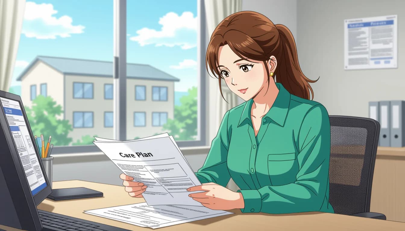 居宅介護支援事業所（居宅ケアマネ）の特徴とメリット - illustration for ケアマネジャーの転職先おすすめ【居宅・施設・地域包括】