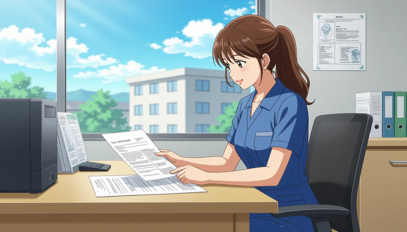 施設ケアマネ（特養・老健・有料老人ホームなど）の特徴とメリット - illustration for ケアマネジャーの転職先おすすめ【居宅・施設・地域包括】