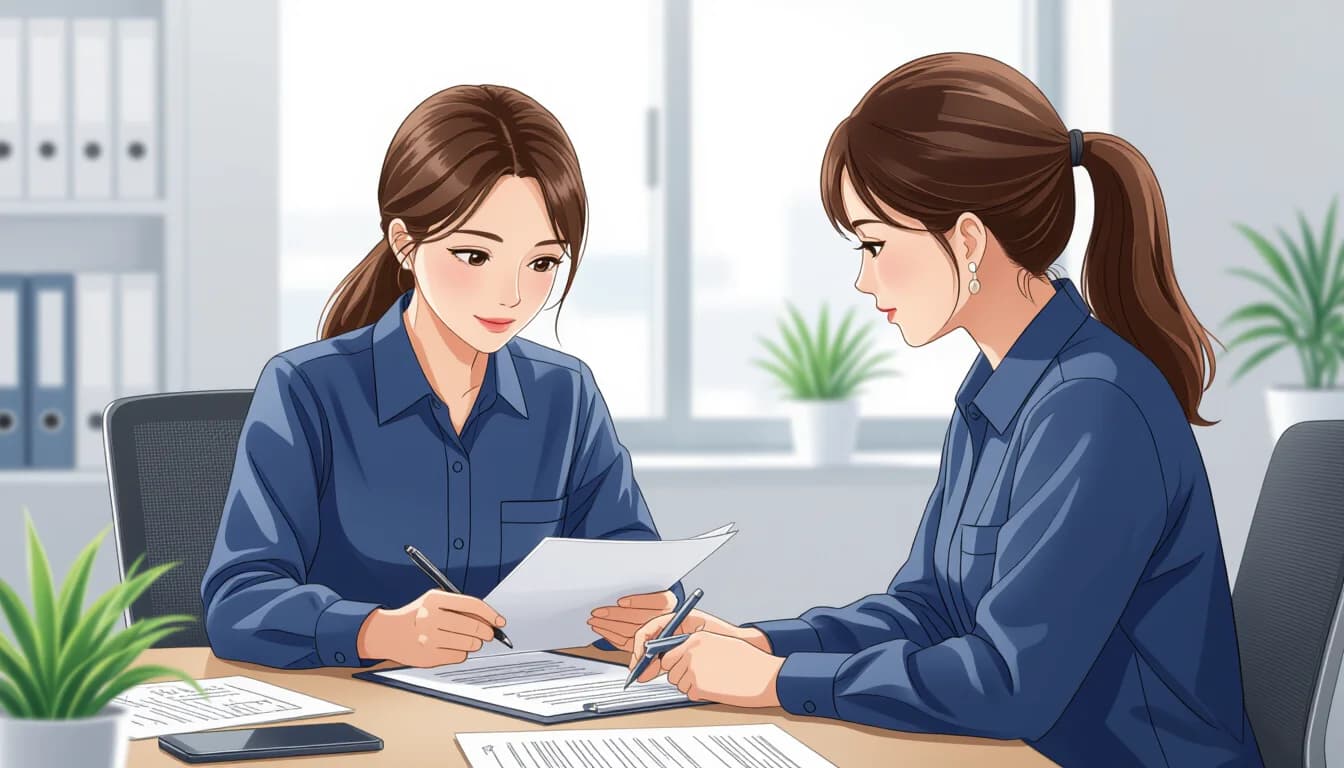 ケアマネから管理者への具体的なキャリアパス - illustration for 介護支援専門員（ケアマネ）から管理者への道