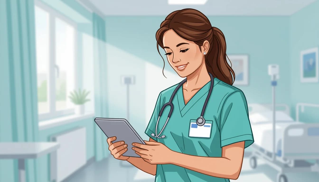 ペーパーレス化と介護職のキャリアへの影響 - illustration for 介護現場のペーパーレス化と効率的な記録方法