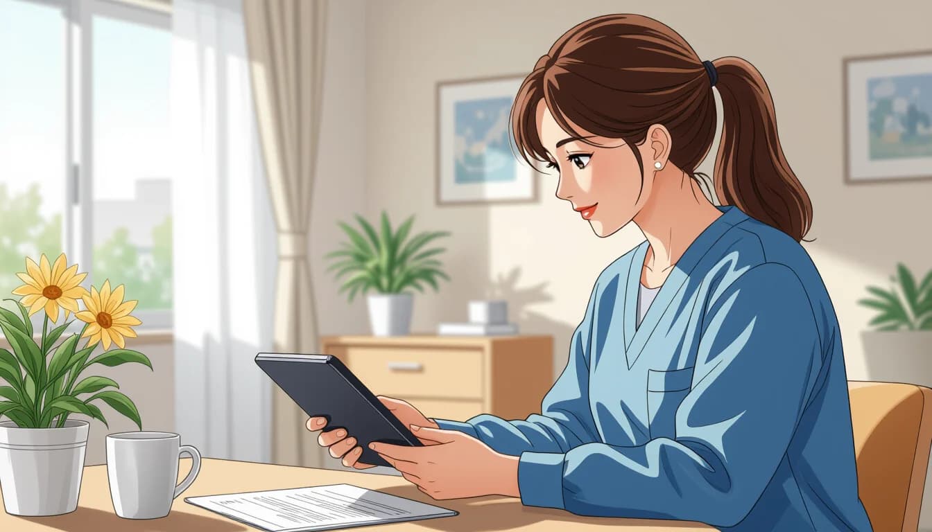 ICT化・電子化のデメリットと注意点 - illustration for 介護記録のICT化・電子化と業務効率化ガイド