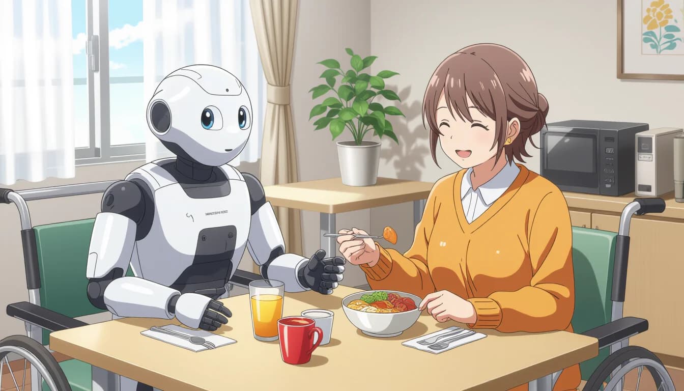 介護ロボットの9つの重点分野【2025年最新】 - illustration for 介護ロボットの種類と導入施設での働き方の変化