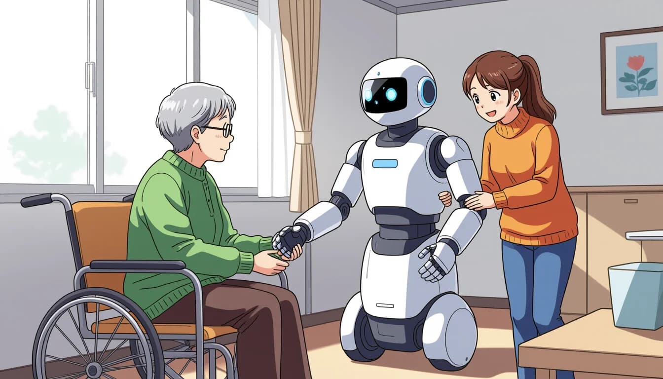 介護ロボット導入の課題と注意点 - illustration for 介護ロボットの種類と導入施設での働き方の変化