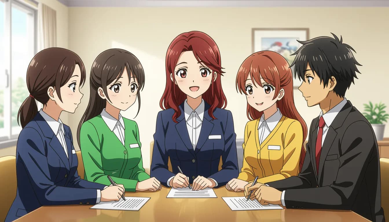 介護主任・フロアリーダーに必要な5つのコアスキル - illustration for 介護主任・フロアリーダーになるための必要スキル