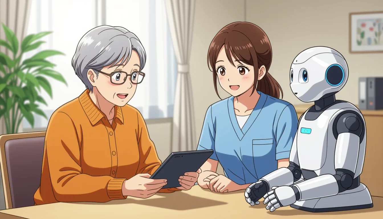 必要なスキルと資格 - illustration for 介護テクノロジー導入支援コンサルタントのキャリア