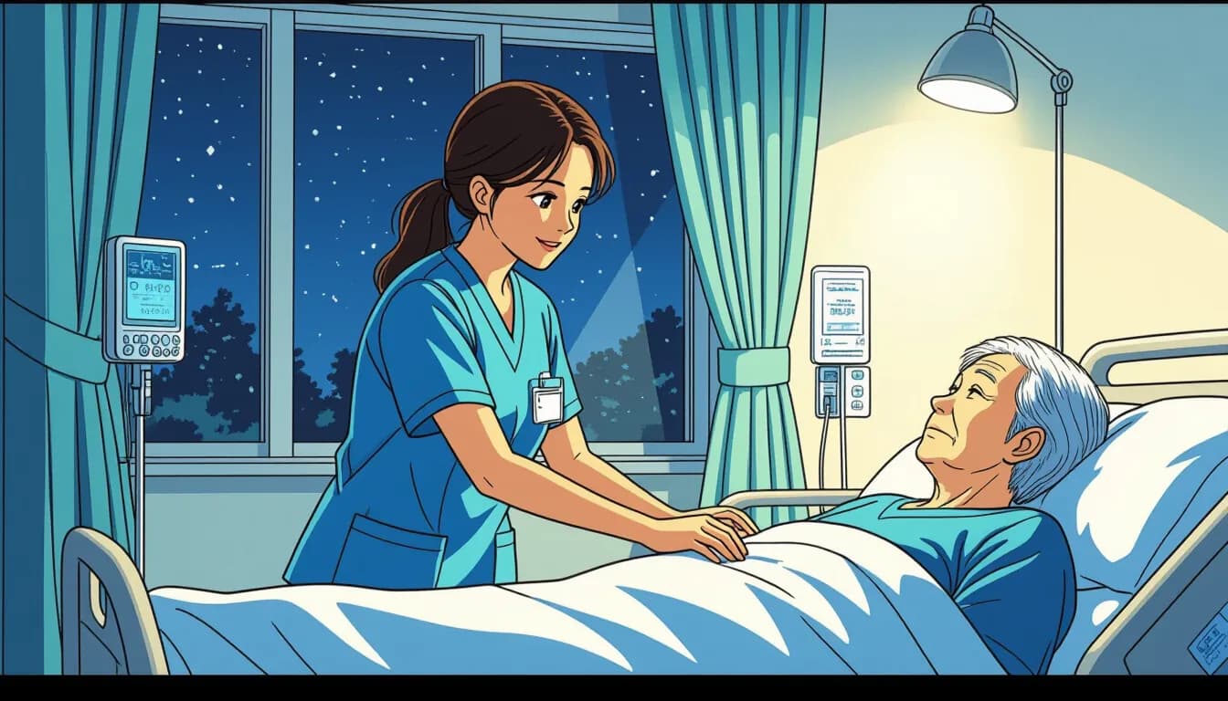 夜勤なし求人の効率的な探し方 - illustration for 介護職の夜勤の実態と夜勤なし求人の探し方