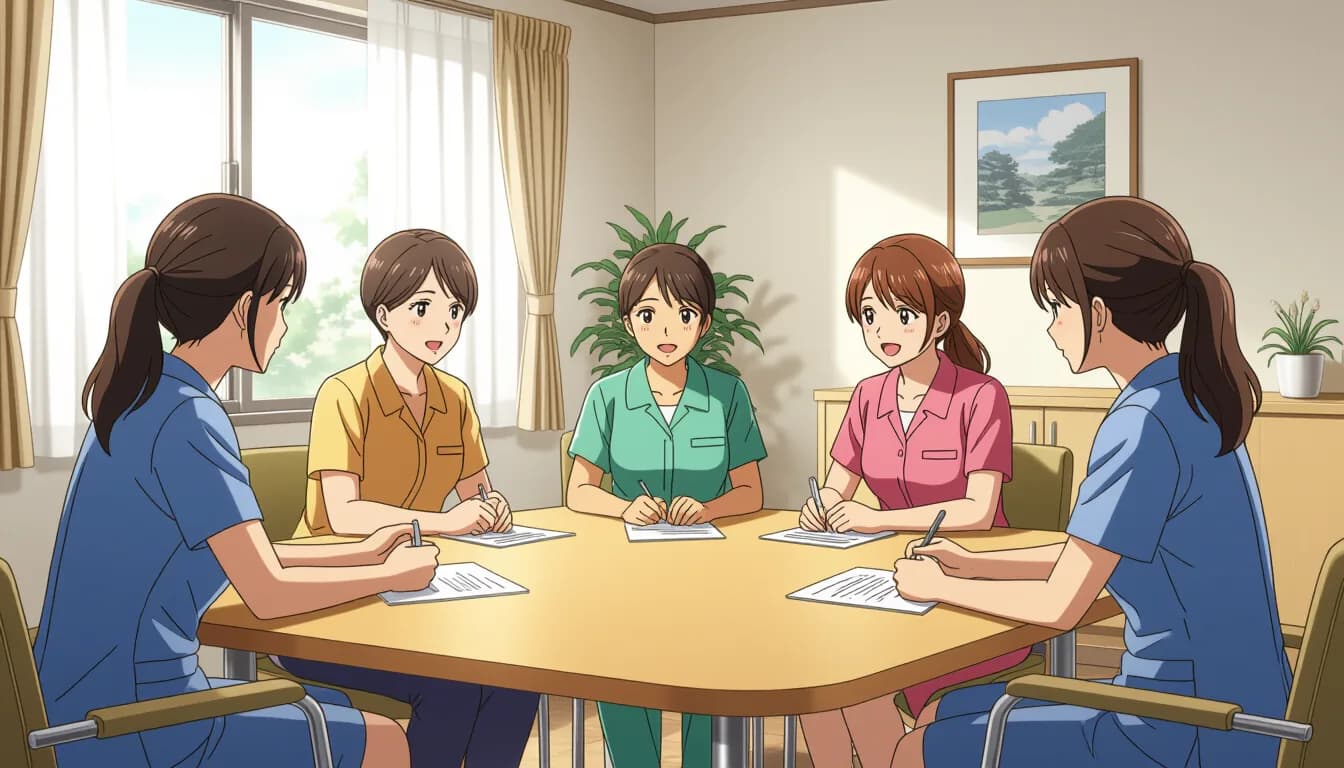 介護職の人間関係が悪くなりやすい理由 - illustration for 介護職の人間関係の悩みと職場選びのポイント