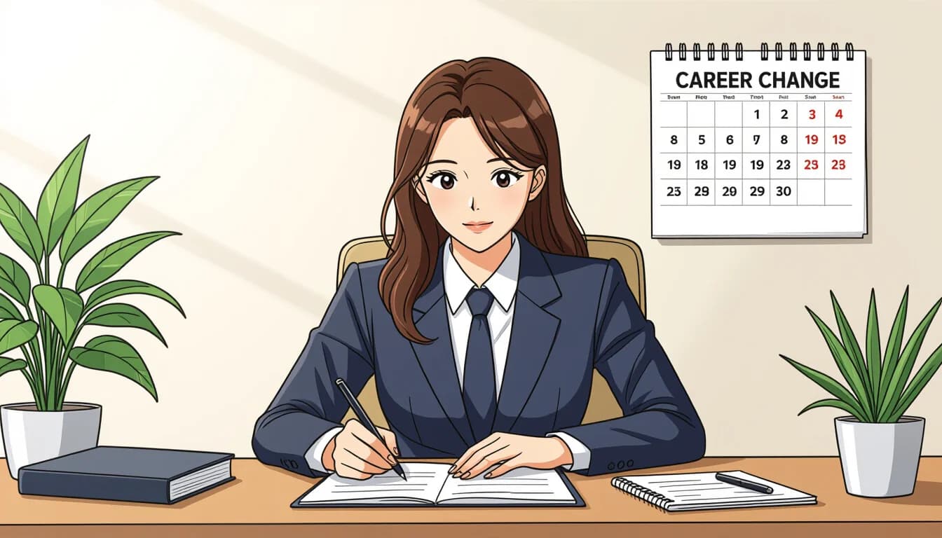 在職中の転職活動を効率化するコツ - illustration for 転職活動のスケジュール管理と効率的な進め方