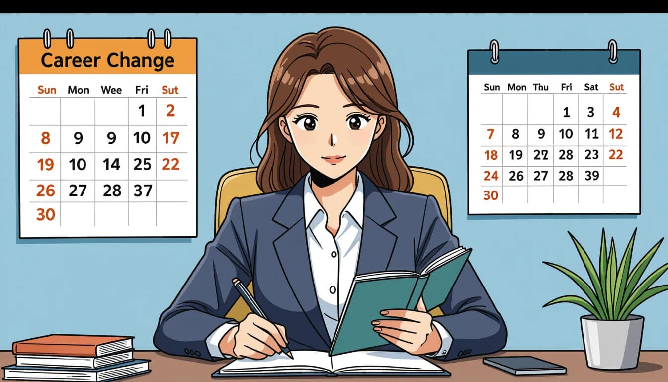 スケジュール管理でよくある失敗とその対策 - illustration for 転職活動のスケジュール管理と効率的な進め方