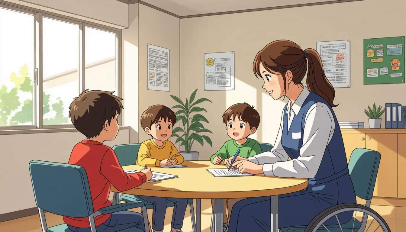 放課後等デイサービスとは？基本知識をわかりやすく解説 - illustration for 児童福祉施設・放課後デイサービスで働く方法