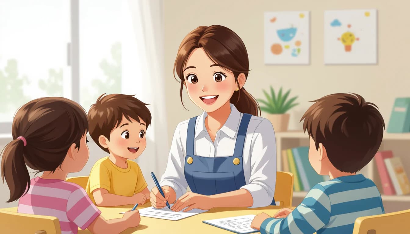 保育士の転職先の選び方：重要な5つのポイント - illustration for 保育士の転職完全ガイド