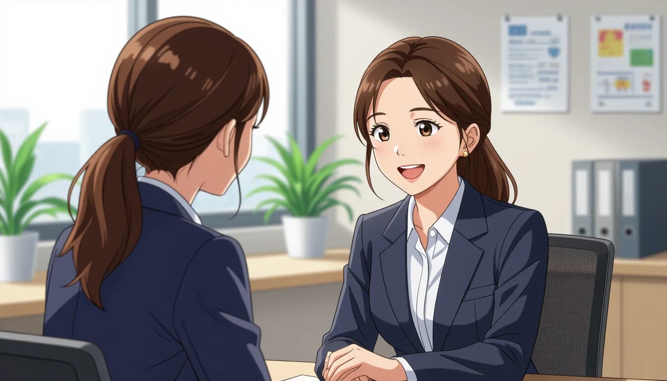 面接でよく聞かれる質問と模範回答 - illustration for 保育士の面接対策と志望動機の書き方【例文】