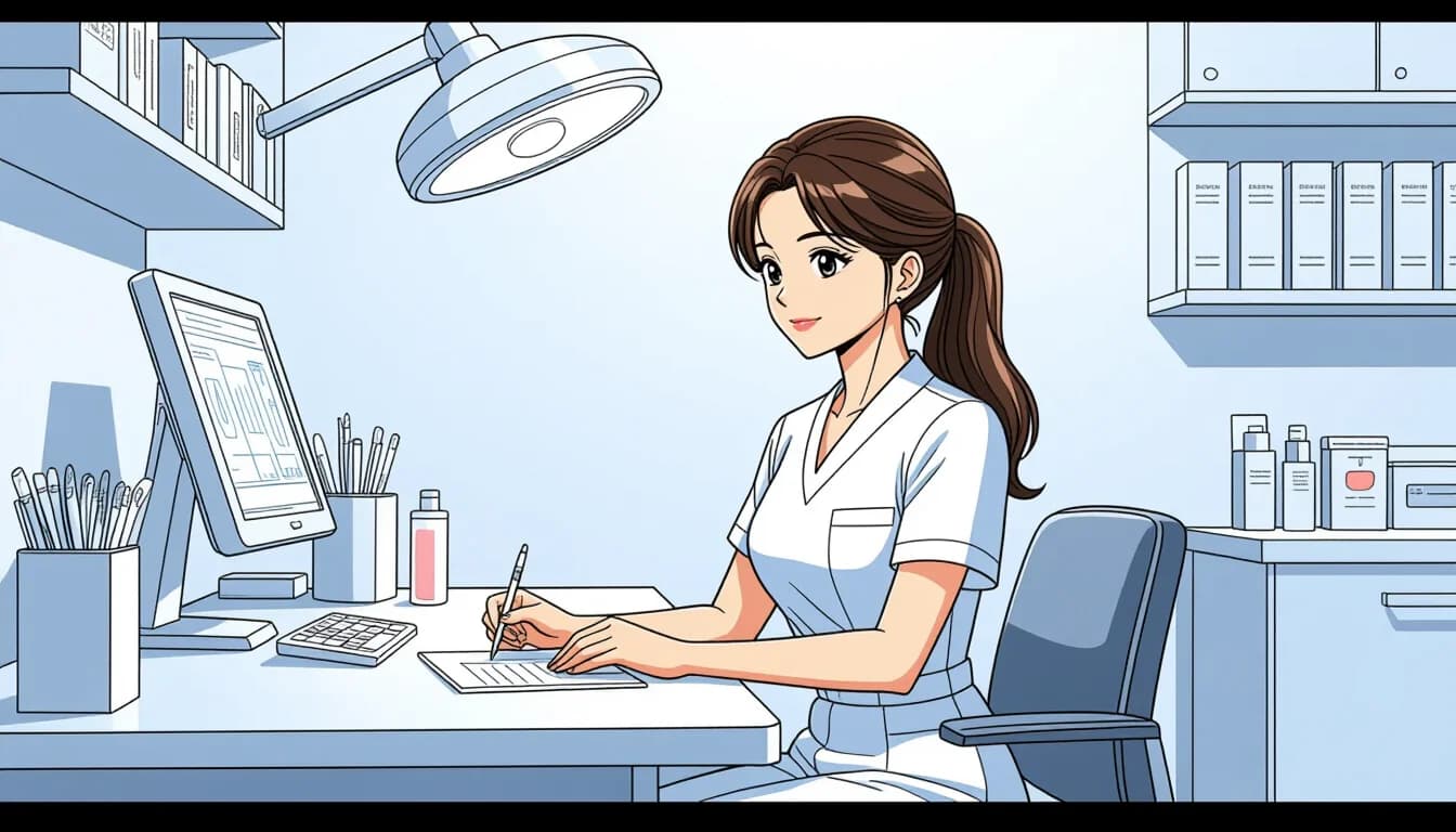 美容クリニック看護師に必要なスキルと経験 - illustration for 美容クリニックの看護師に転職する方法と必要スキル