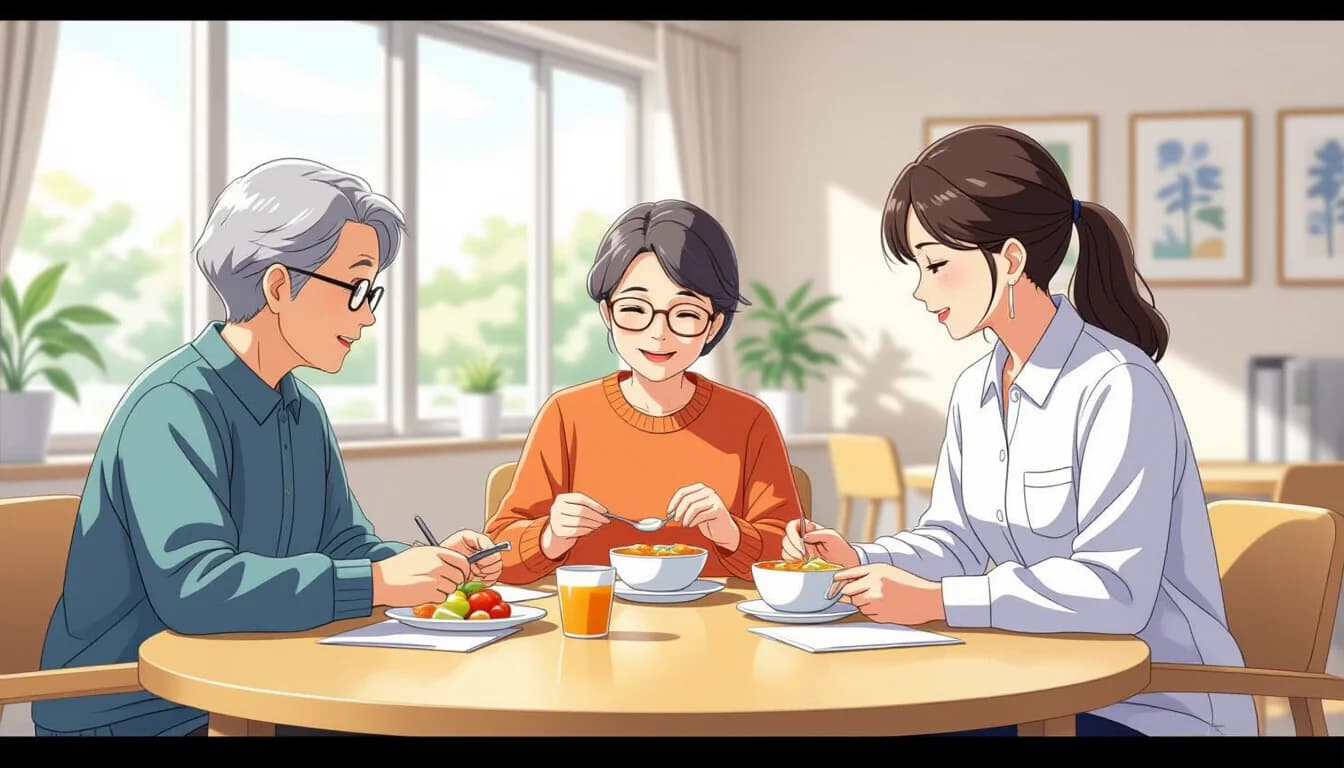 デイサービス・デイケアとは？基本的な違いを理解しよう - illustration for デイサービス・デイケアで働く魅力と仕事内容