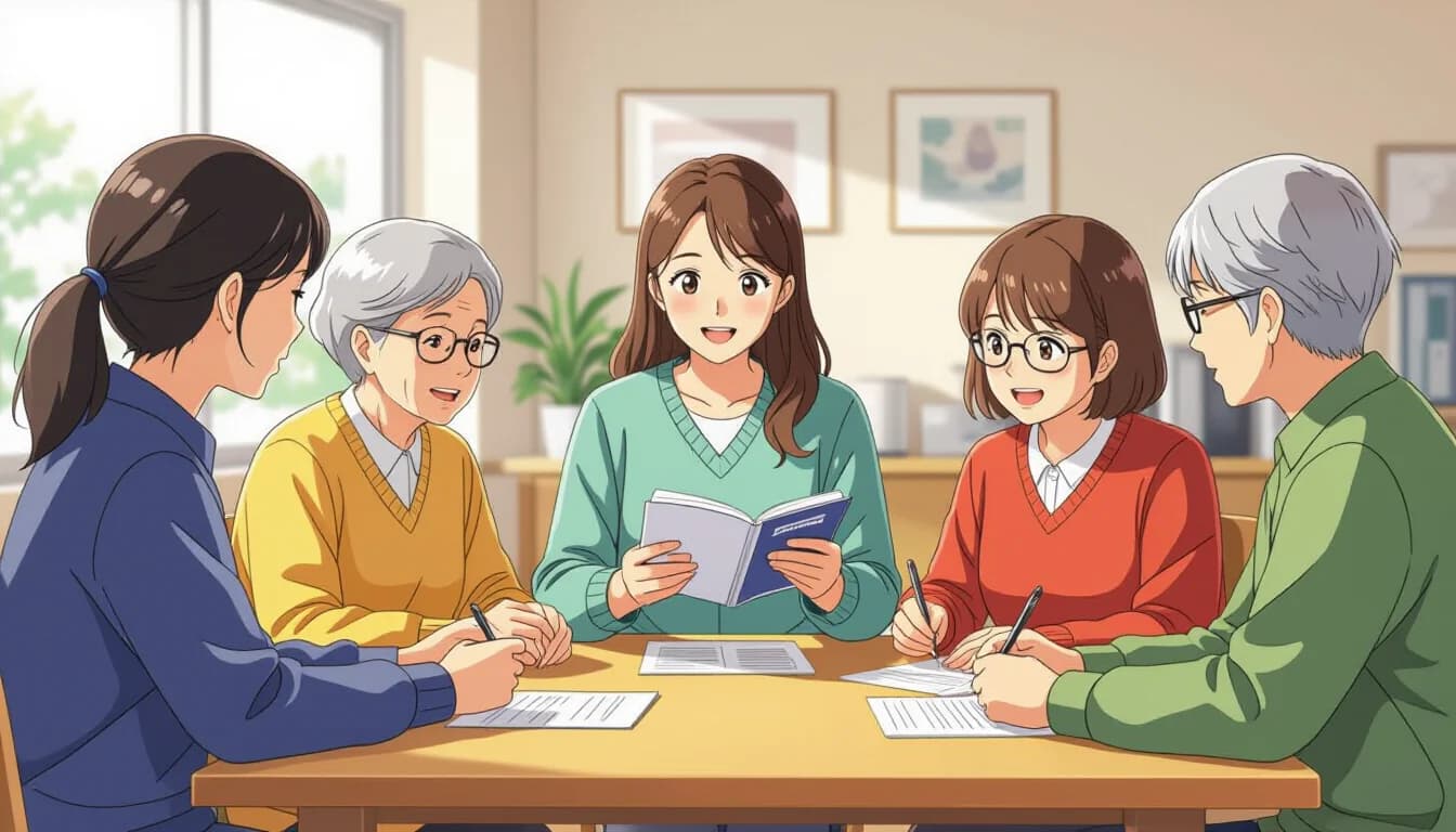 デイサービス・デイケアで働く魅力とメリット - illustration for デイサービス・デイケアで働く魅力と仕事内容