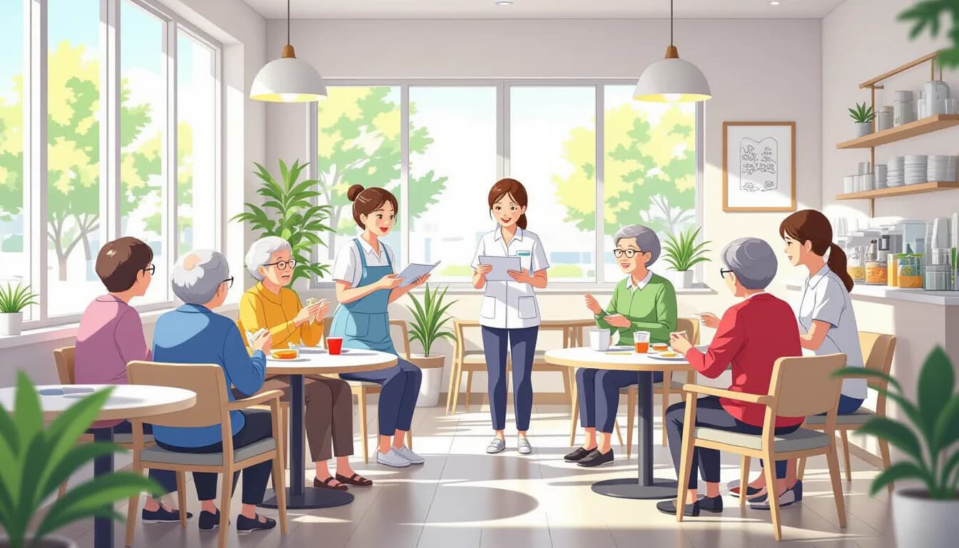 黒字経営を実現するためのポイント - illustration for デイサービスの開業手続きと経営のポイント