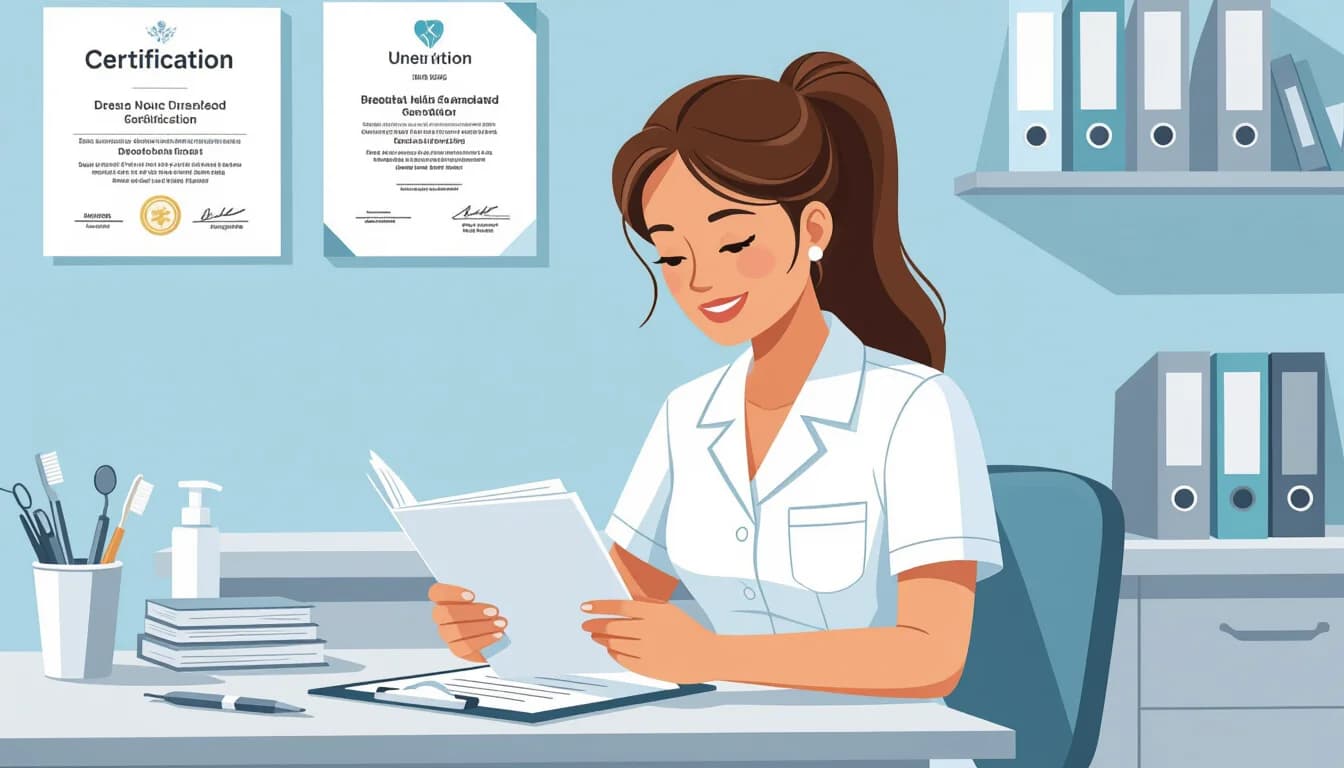 歯科衛生士のキャリアアップとは？ - illustration for 歯科衛生士のキャリアアップと認定資格の種類