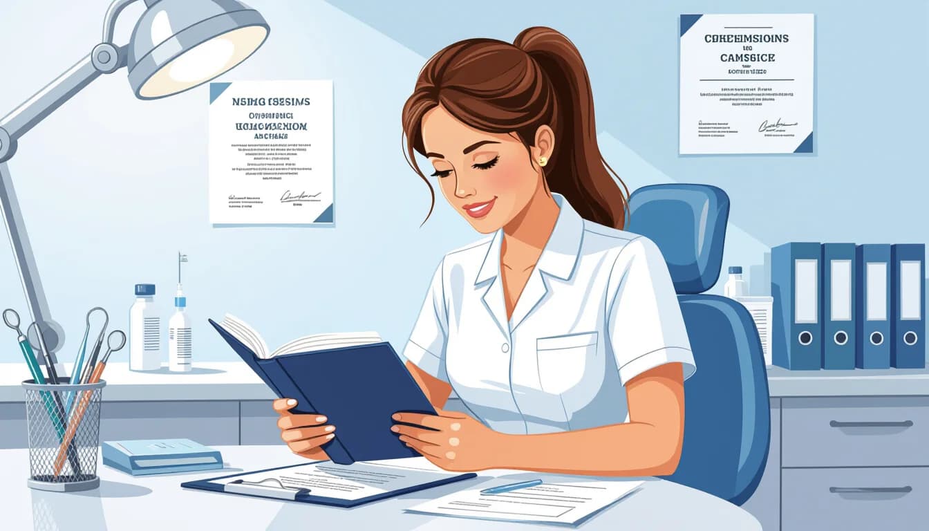 主な認定資格の種類と特徴 - illustration for 歯科衛生士のキャリアアップと認定資格の種類