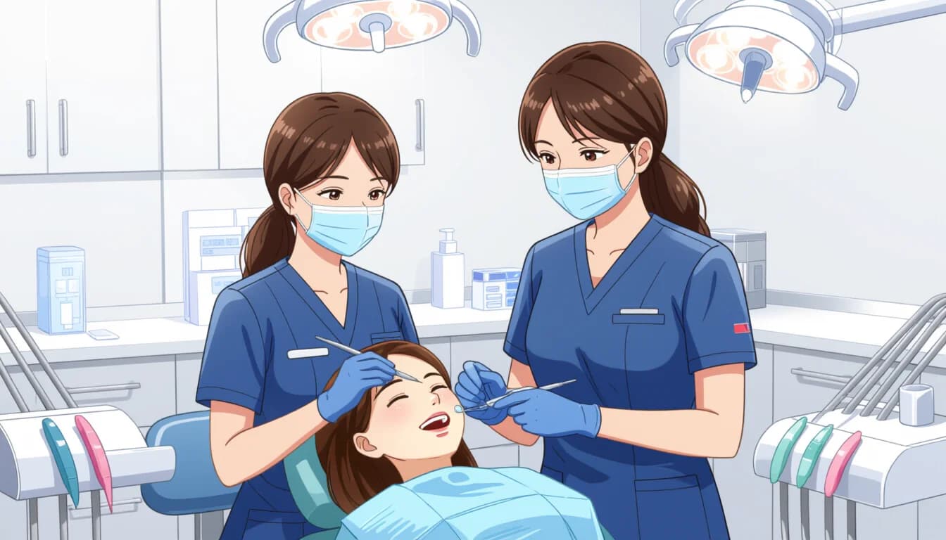 転職成功のための準備と注意点 - illustration for 歯科衛生士の審美・矯正歯科への転職ガイド