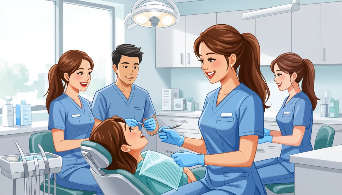 歯科衛生士の人間関係トラブルが多い理由 - illustration for 歯科衛生士の人間関係トラブルと職場選びのコツ