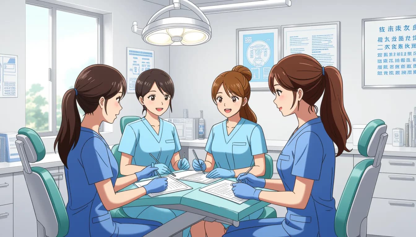 よくある人間関係トラブルのパターン - illustration for 歯科衛生士の人間関係トラブルと職場選びのコツ