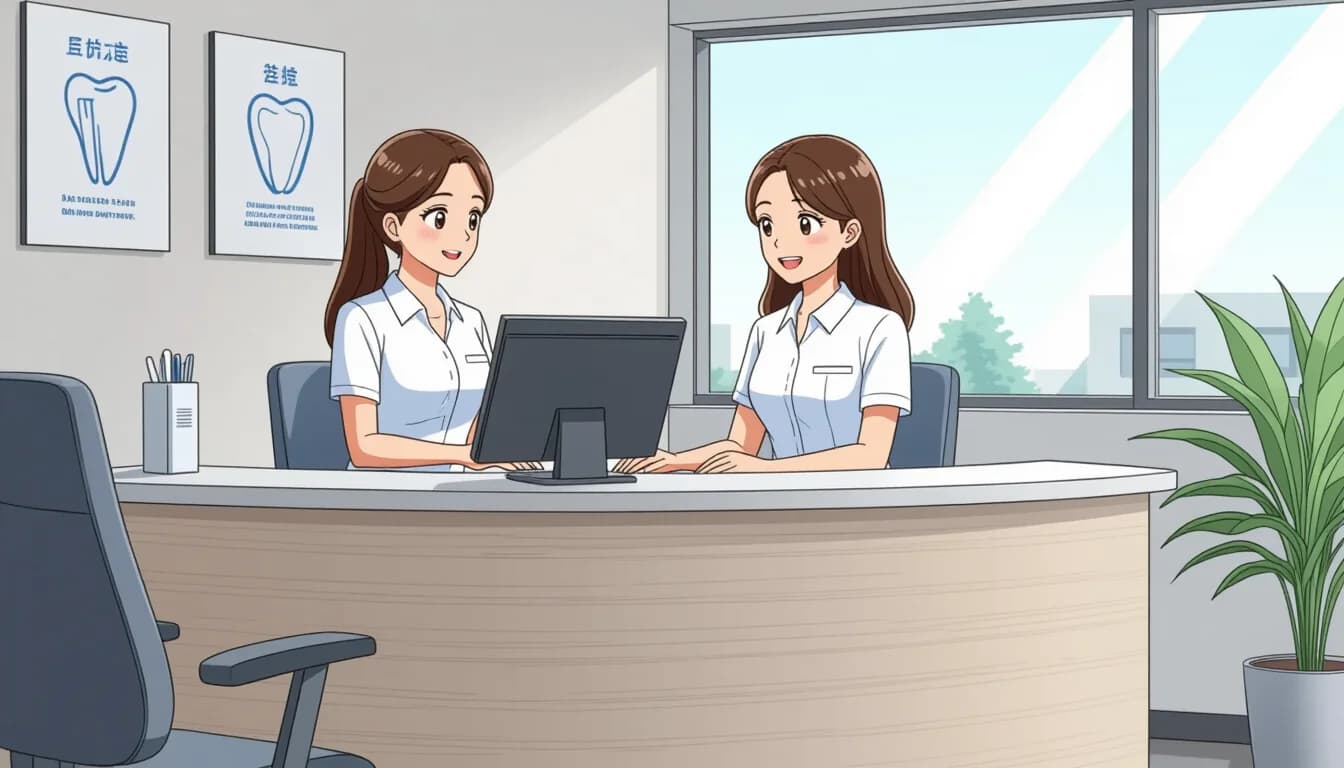 転職成功のポイントと注意点 - illustration for 歯科医療事務への転職ガイド【歯科助手との違い】