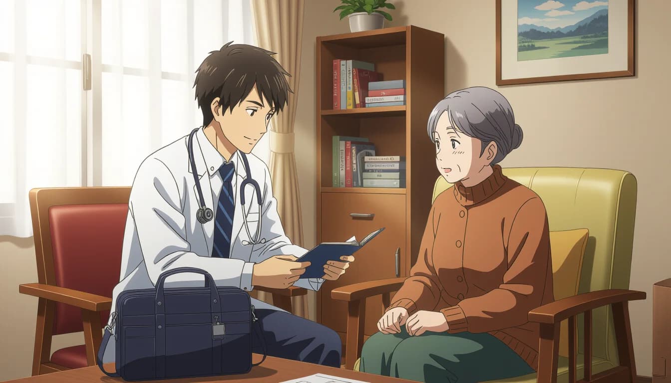 訪問診療医に求められるスキルと適性 - illustration for 医師の在宅医療・訪問診療への転職ガイド