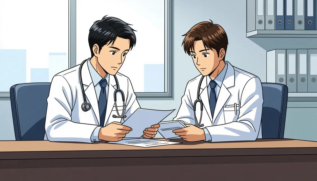 退局の切り出し方・伝える順番 - illustration for 医師の医局を辞める方法と円満退局のコツ