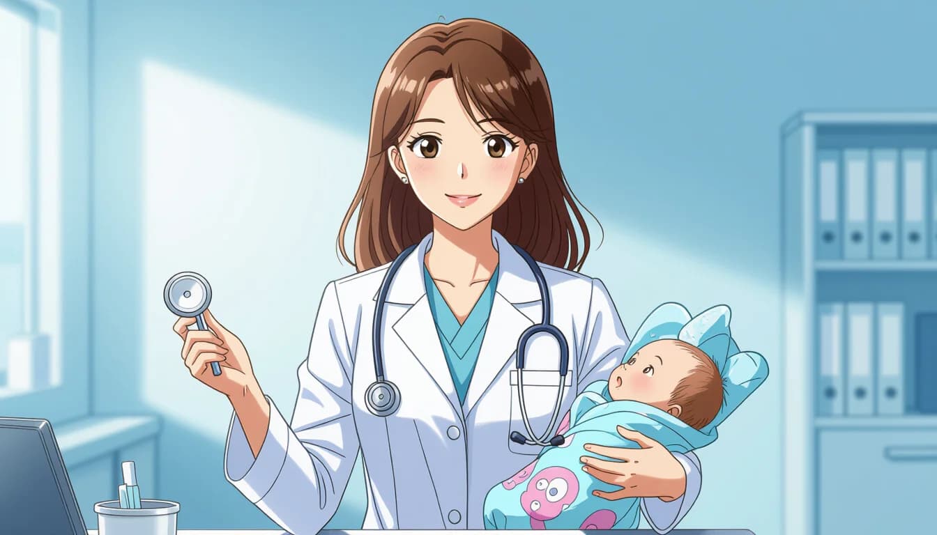 転職先選びで必ず確認すべきチェックポイント - illustration for 女性医師の転職と育児両立ガイド