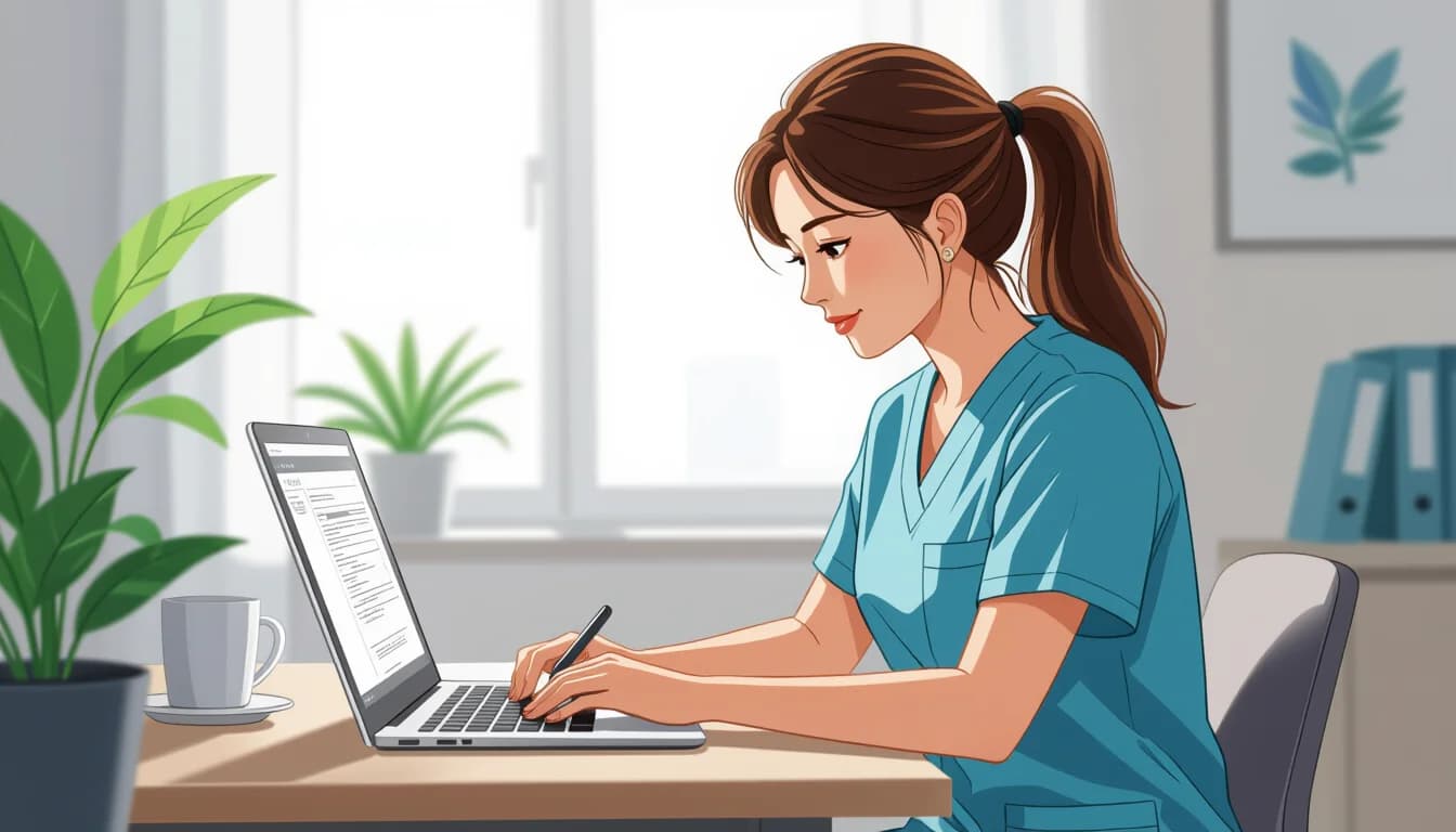 フリーランス看護師になるためのステップと準備 - illustration for フリーランス看護師の働き方と収入ガイド