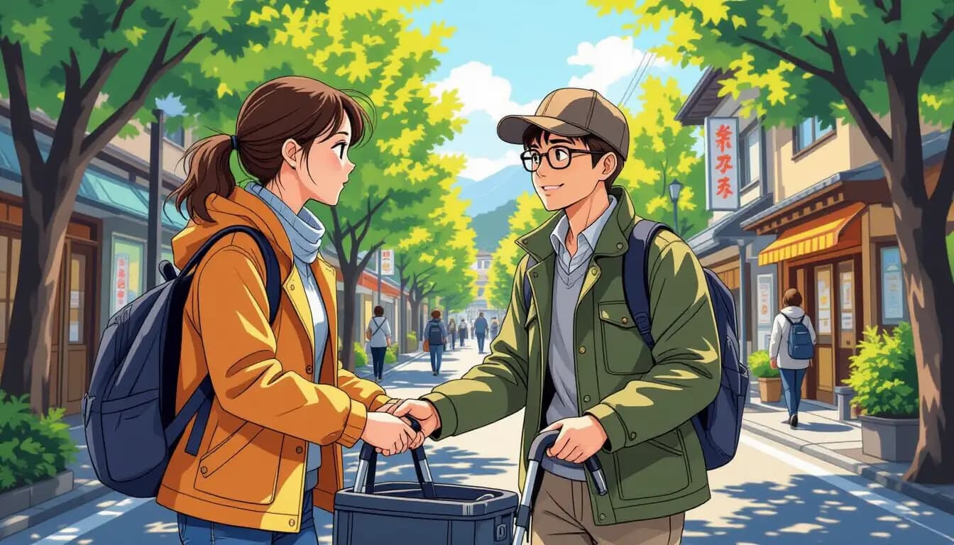 ガイドヘルパーとは？同行援護従業者との違いを理解する - illustration for ガイドヘルパー・同行援護従業者の資格と仕事