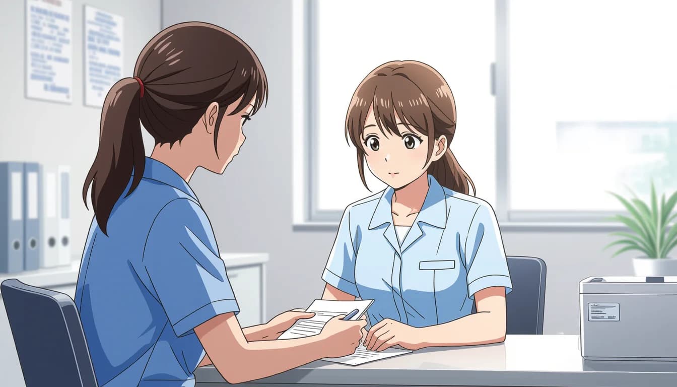 よく聞かれる質問③：キャリアビジョン・目標に関する質問 - illustration for 医療・介護職の面接でよく聞かれる質問30選