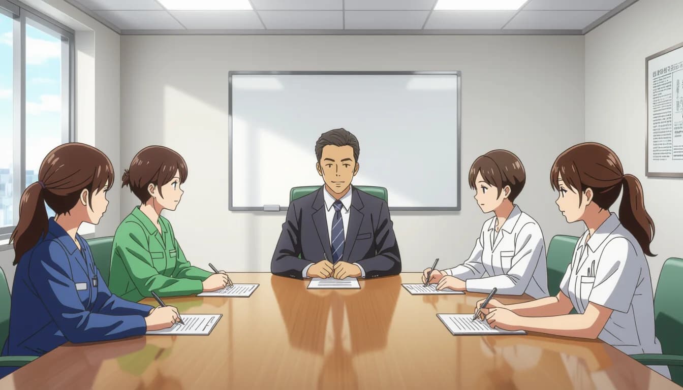 リーダーシップ研修の主な種類と特徴 - illustration for 医療・介護のリーダーシップ研修とスキルアップ