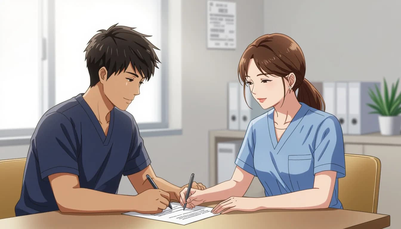 志望動機・自己PRの効果的な書き方 - illustration for 医療・介護・福祉の履歴書・面接対策完全ガイド