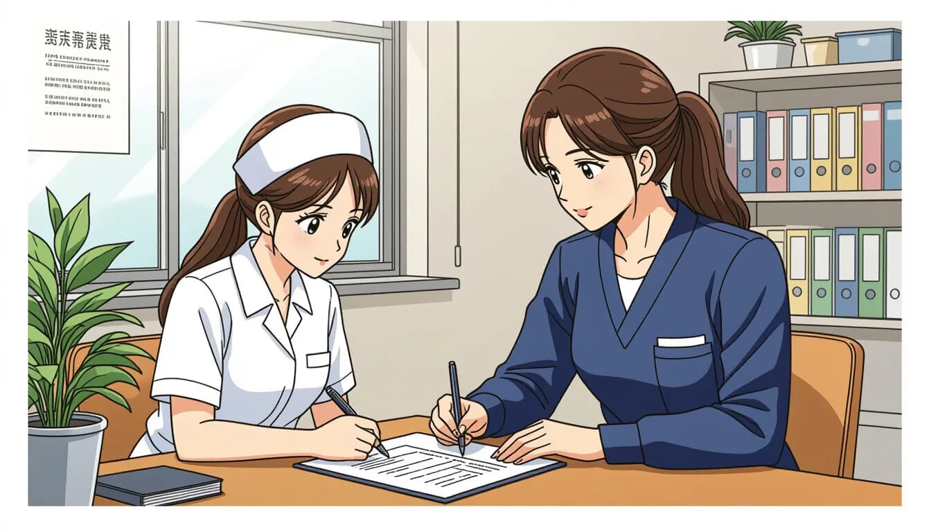 よくある失敗パターンと対処法 - illustration for 医療・介護・福祉の履歴書・面接対策完全ガイド