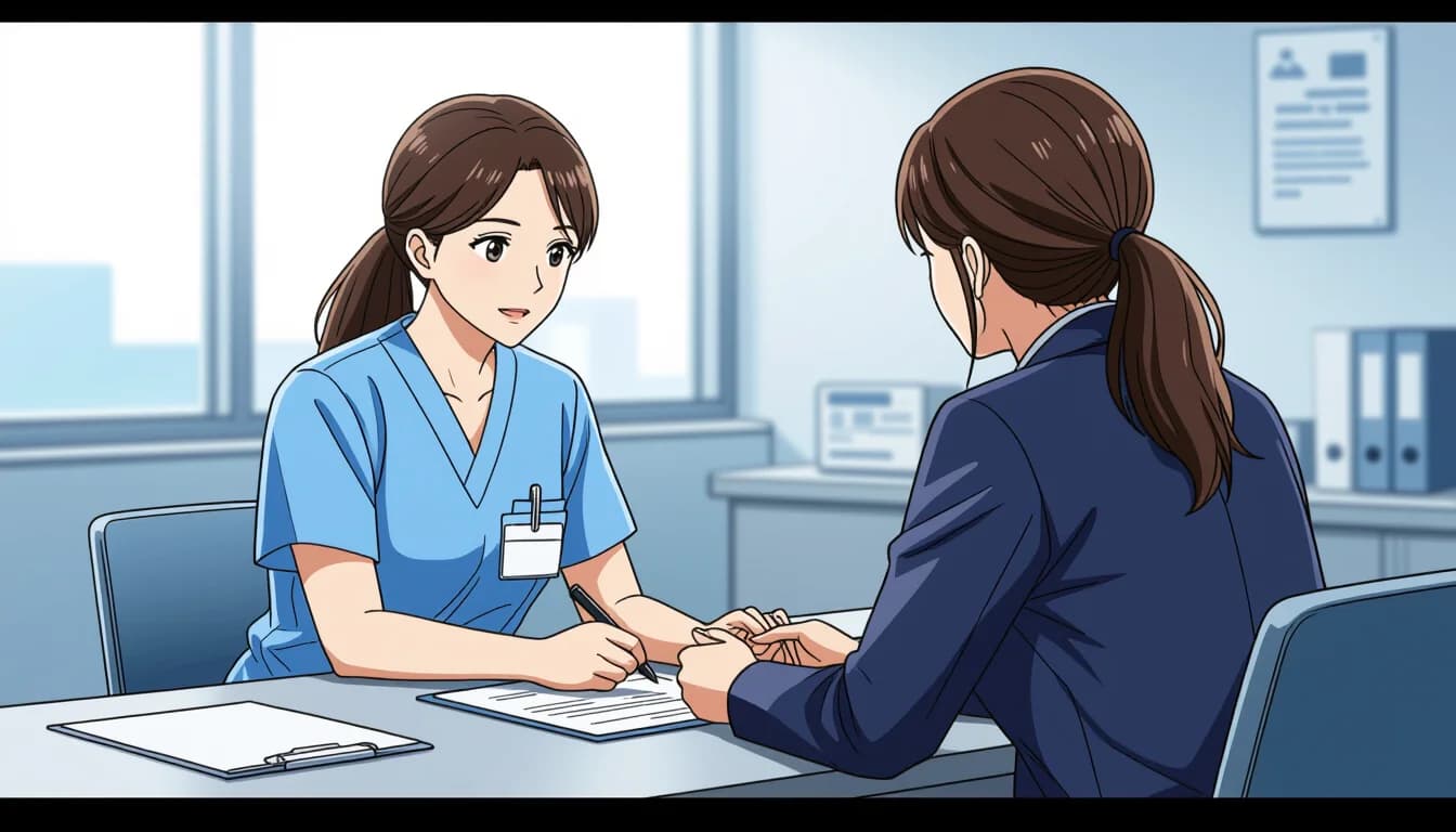 給料交渉の最適なタイミング - illustration for 医療・介護職の給料交渉のコツと成功事例