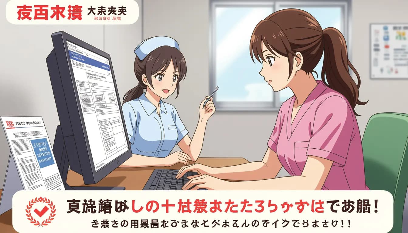 転職サイト選びの4つのポイント - illustration for 医療・介護・福祉転職サイトおすすめランキング