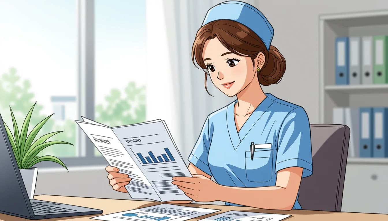 医療・介護職が資産形成を始める際の注意点 - illustration for 医療・介護職のiDeCo・NISA活用ガイド【資産形成】