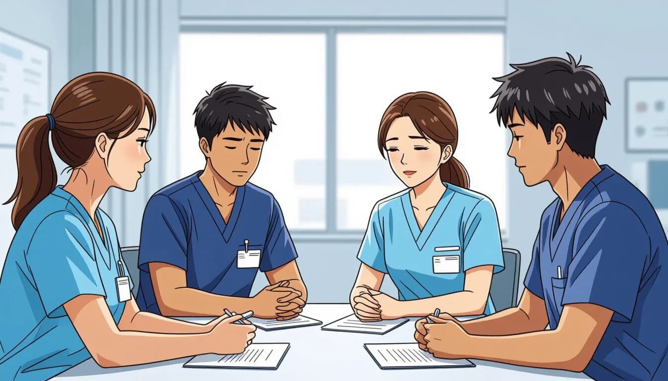 職場で今日からできる人間関係ストレス解消法 - illustration for 医療・介護職の人間関係ストレスの解消法