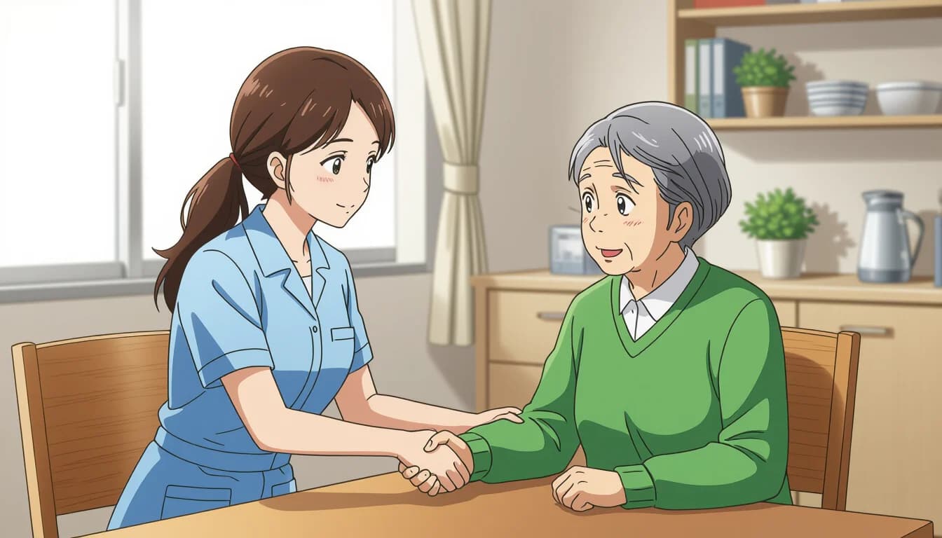 訪問介護ヘルパーへの転職を成功させるポイント - illustration for 訪問介護ヘルパーへの転職ガイド【仕事内容と収入】