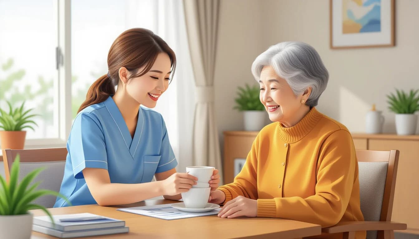 訪問介護ヘルパーへの転職・就職を成功させるポイント - illustration for 訪問介護事業所で働くヘルパーの仕事と収入