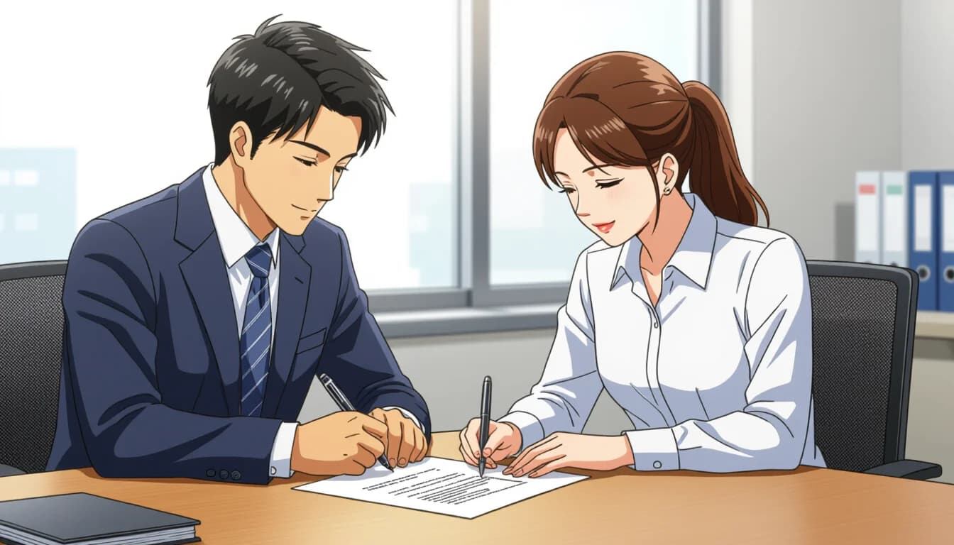 条件交渉のタイミングと進め方 - illustration for 内定後の条件交渉と入職までの準備ガイド