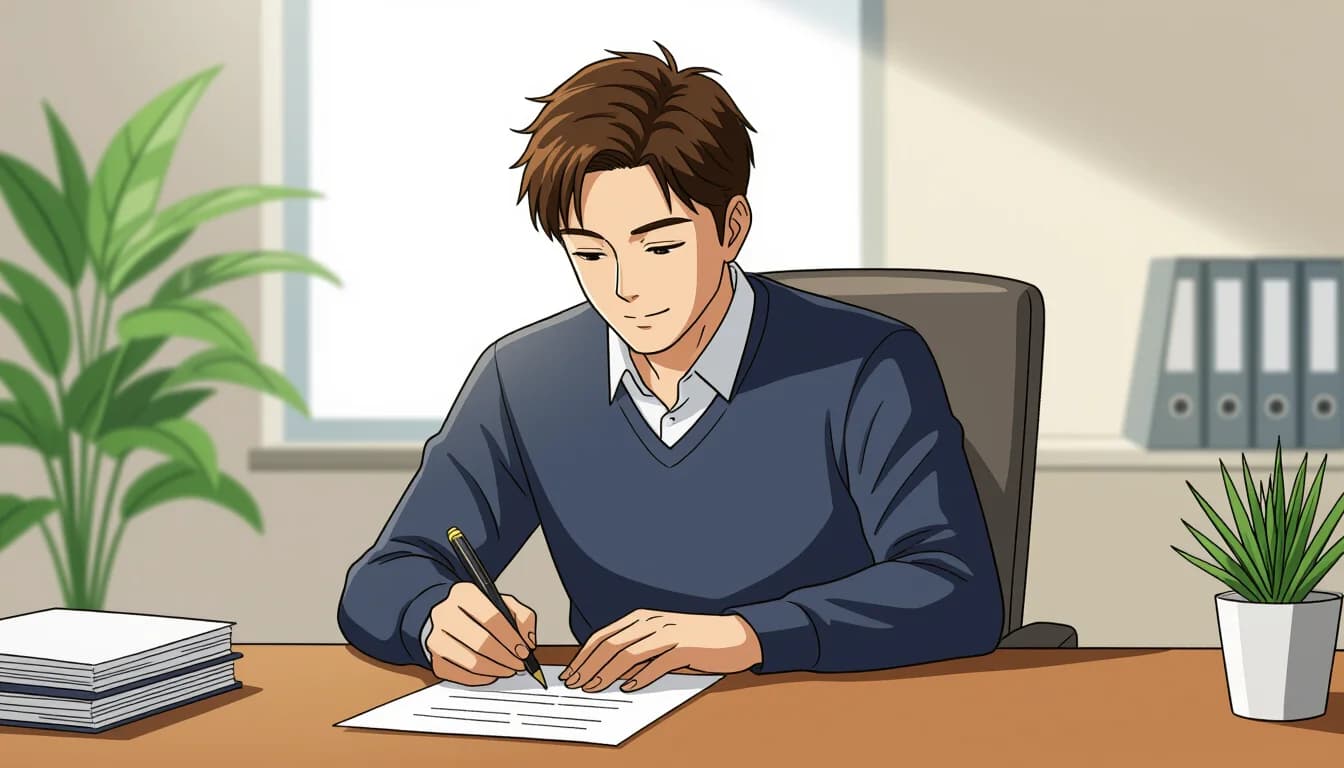 入社時に必要な書類と手続き - illustration for 内定後の条件交渉と入職までの準備ガイド