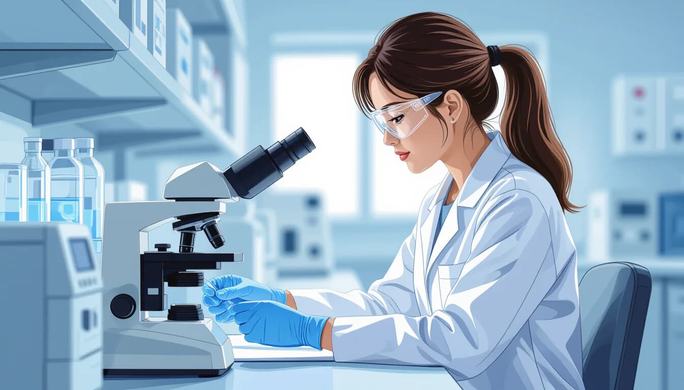 臨床検査技師が転職を考える主な理由5選 - illustration for 臨床検査技師が転職を考える理由と市場動向