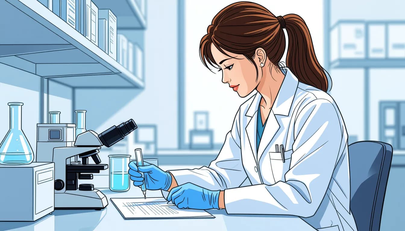 主要な認定資格一覧：取得難易度・メリット比較 - illustration for 臨床検査技師の認定資格一覧とキャリアアップ
