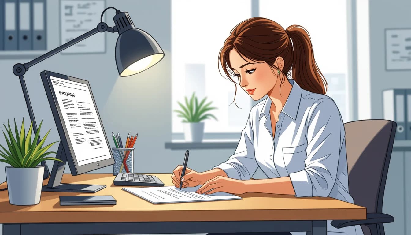 履歴書の志望動機の書き方【例文付き】 - illustration for 臨床検査技師の履歴書・職務経歴書の書き方