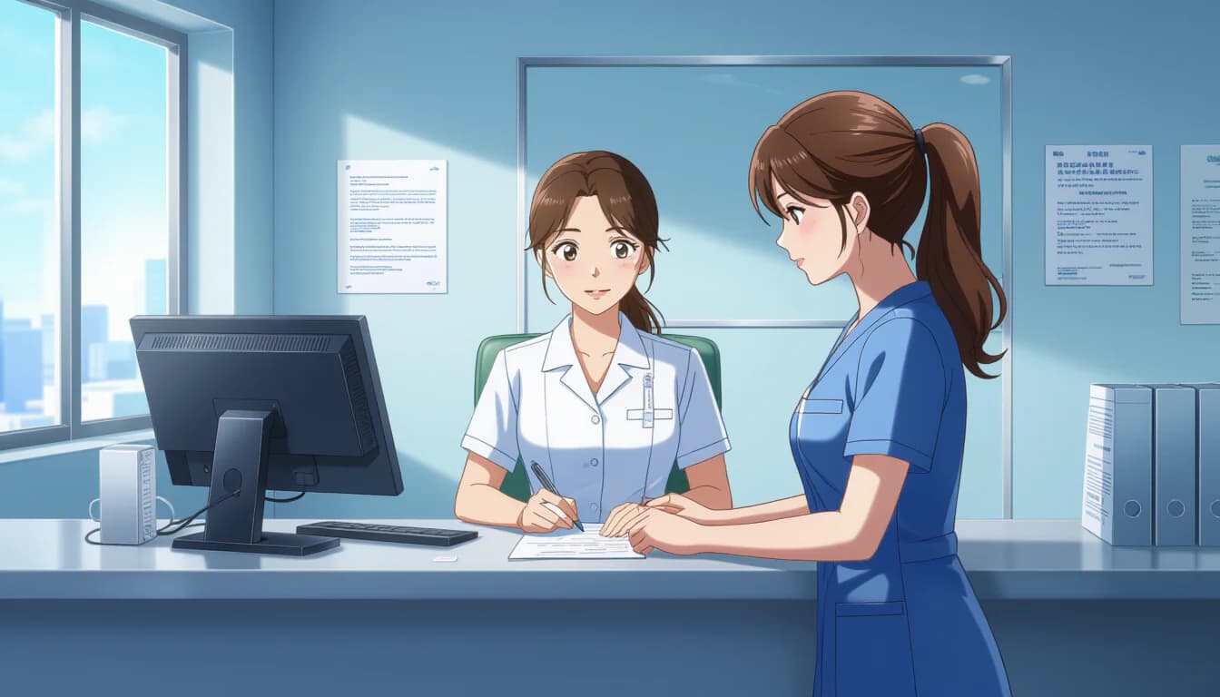 病院（総合病院・大学病院）への転職 - illustration for 医療事務の転職先おすすめ【病院・クリニック・企業】